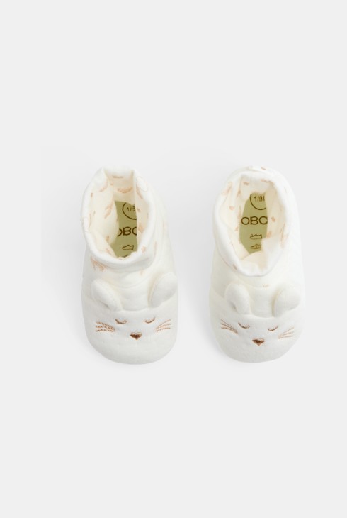 Sockenschuhe weiß Kleinkind Mädchen 2