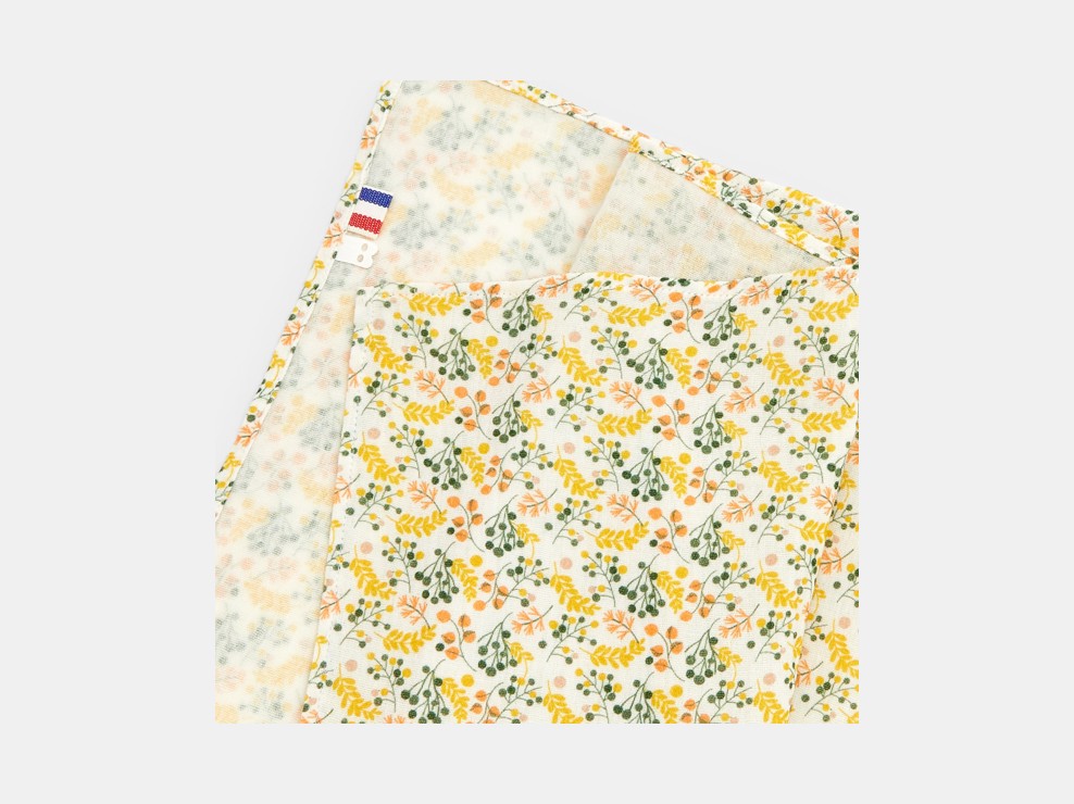 Lange gaze de coton imprimée bébé mixte 2