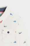 Chemise velours côtelé baleine blanc bébé garçon 4