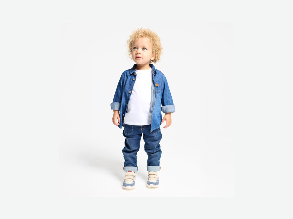 Denim-Hemd blau Stone Baby Jungen 1
