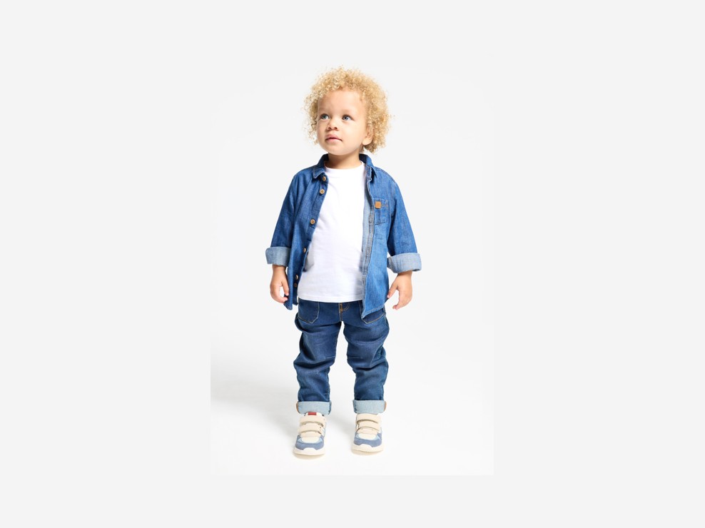 Denim-Hemd blau Stone Baby Jungen 2
