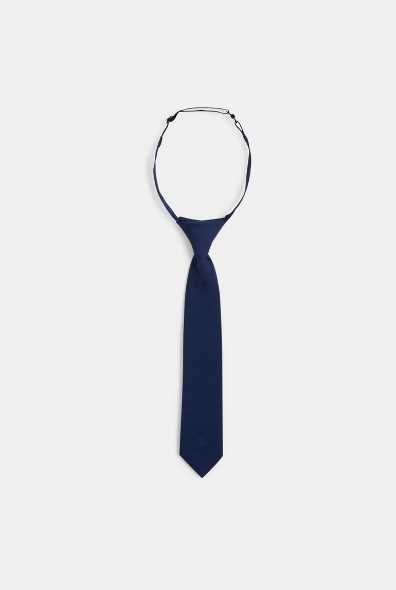 Cravate unie pour enfant bleu garçon 1