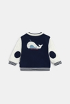 Blouson style teddy patch baleine bleu bébé garçon 3