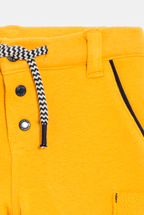 Pantalon molleton jaune bébé garçon