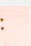 Pantalon à pieds en maille rose naissance 3