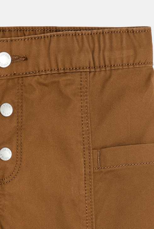 Braune Hose mit Pfirsichhaut-Effekt Kleinkind Junge
