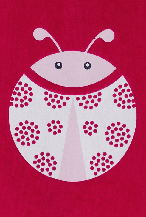 Dors-bien velours coccinelle rouge bébé fille (lot de 2) 2