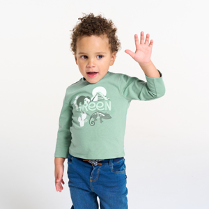 T-shirt verde ludica per bambino 1