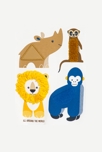 T-shirt sensoriel animaux blanc bébé garçon 3