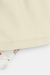 Robe salopette popeline de coton blanc bébé fille 5
