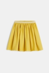 Jupe évasée pailletée jaune Fille
