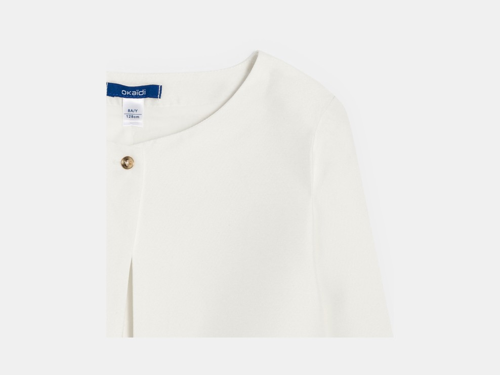 Ecru bolerojasje voor meisje 2