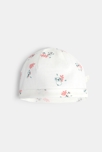 Bonnet coton doux koala blanc bébé naissance