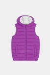 Doudoune light sans manches violet Fille