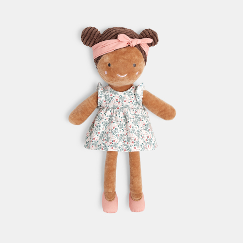 Poupée Fille Velours Bébé Naissance - Imprimé Vert -  - OBAIBI
