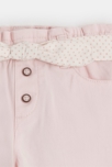 Rosa Babyhose mit hohem Bund für Mädchen 4