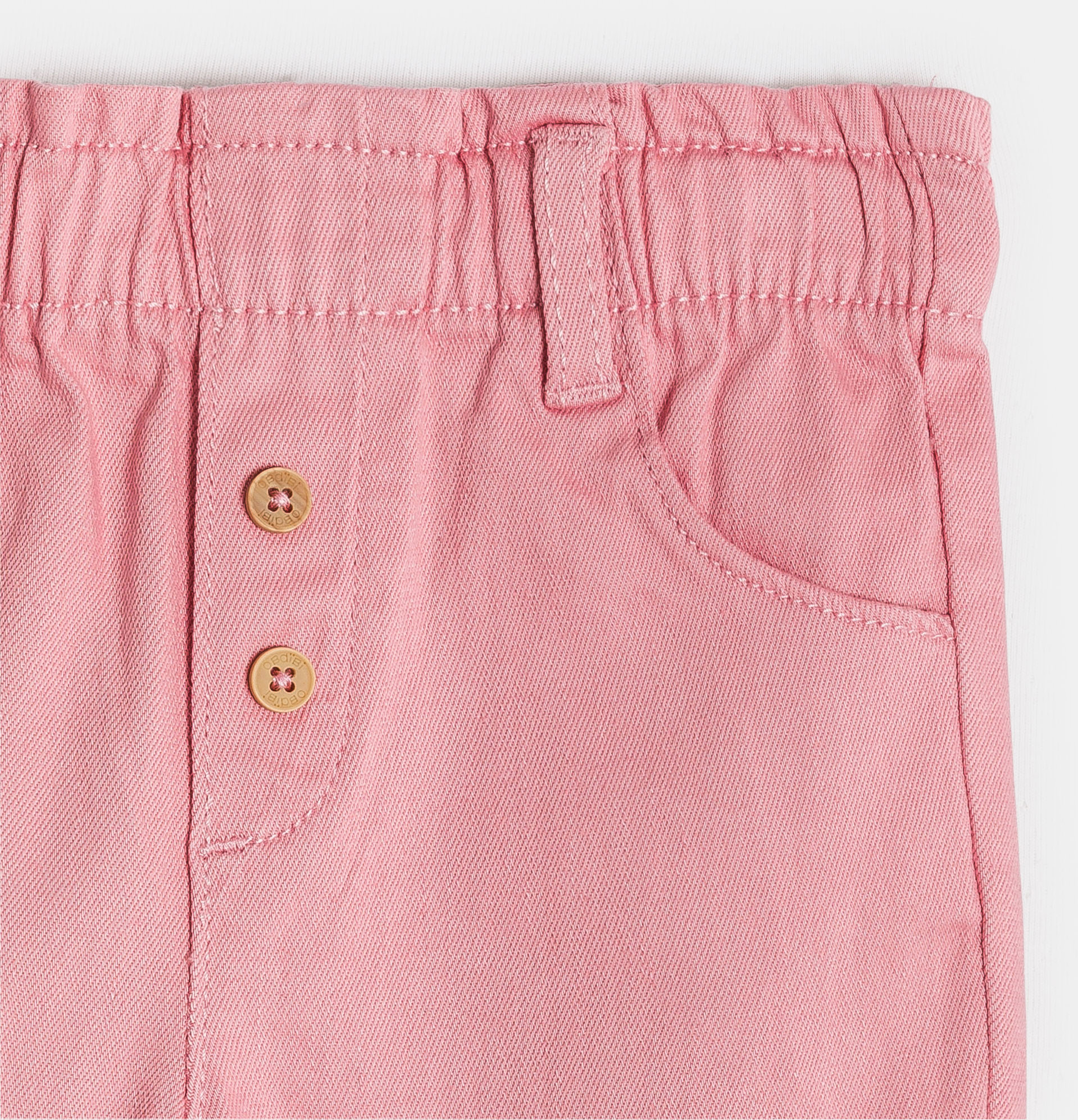 Hose rosa hoher Bund Kleinkind Mädchen 2