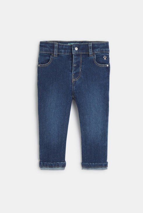 Baby-Jeans aus Denim mit Elastan für Mädchen