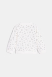 Teddy fleuri en molleton blanc bébé fille 4