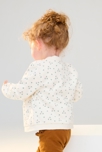 Teddy fleuri en molleton blanc bébé fille 5
