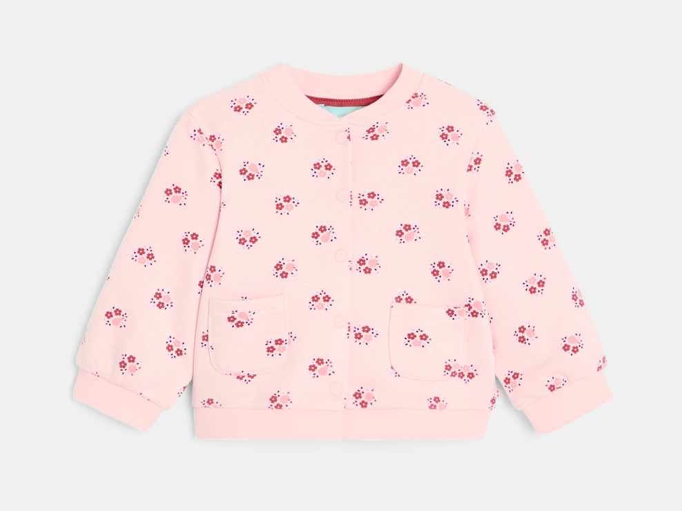 Teddy florejat de moletó bebè nena 1