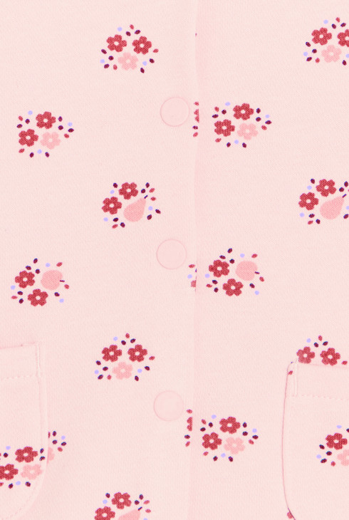 Jaknica cvjetnog uzorka od flisa za djevojčice 2