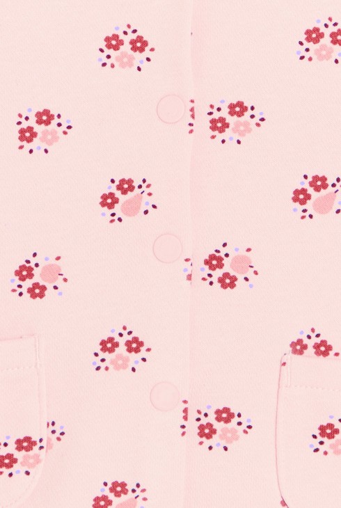 Teddy florejat de moletó bebè nena 2