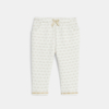 Pantalon chaud molleton fantaisie à motifs coeur bébé fille