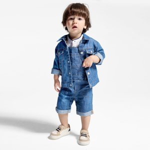 Baby boy's blue denim jacket 1