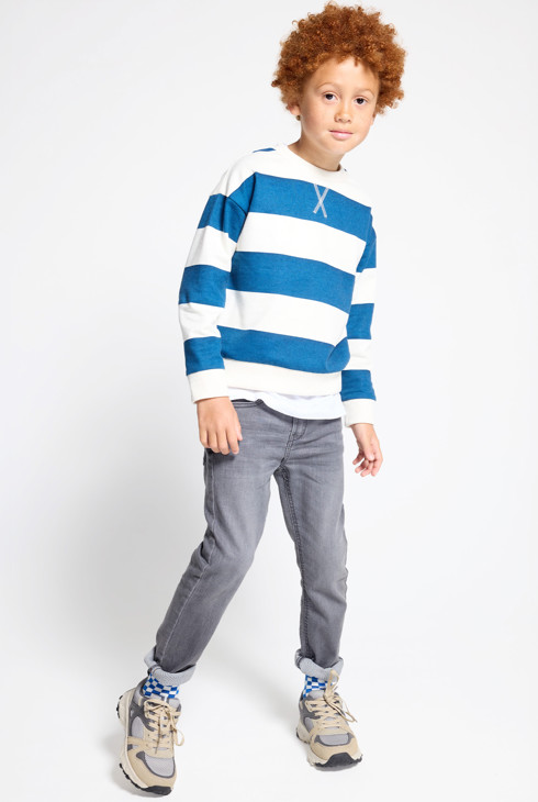 Graue Jeans mit Ballonschnitt Jungen 1