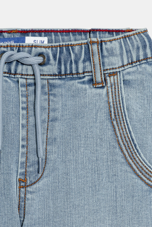 Jean slim bleu délavé Garçon 2