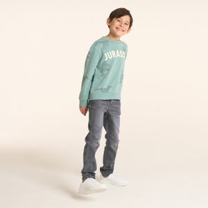 Boy's grey slim-fit jeans 1