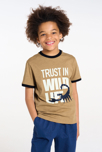 T-shirt scorpion manches courtes marron Garçon 1