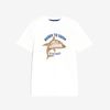 T-shirt manches courtes motif requin blanc Garçon