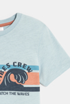 T-shirt manches courtes bleu Garçon 2