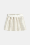 Jupe évasée irisée beige bébé fille