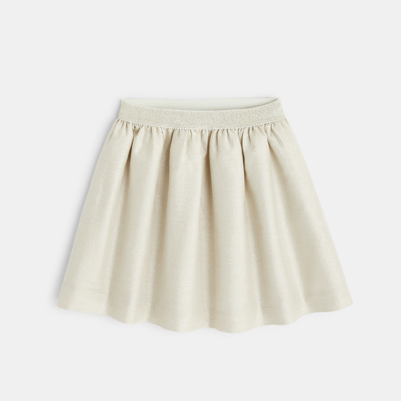 Jupe brillante beige bébé fille - 12/18M