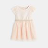 Robe de fête brillante rose bébé fille