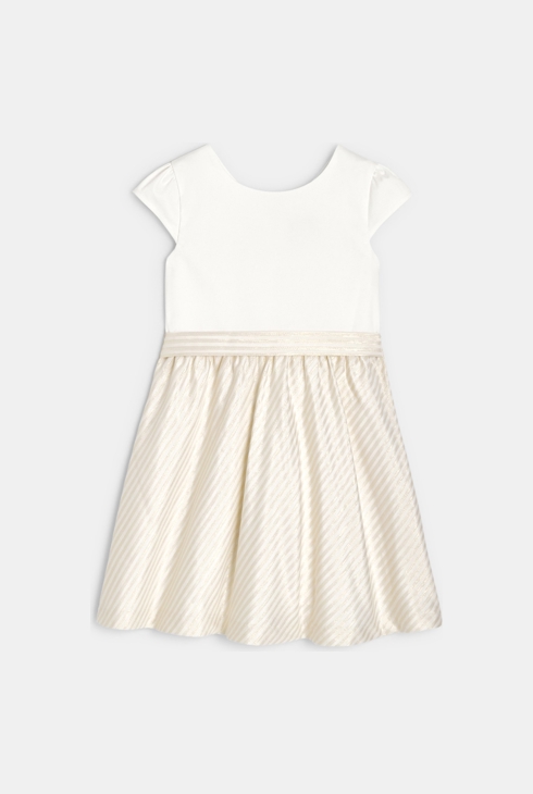 Zweifarbiges schickes Kleid für Mädchen