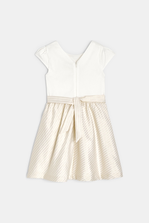 Zweifarbiges schickes Kleid für Mädchen