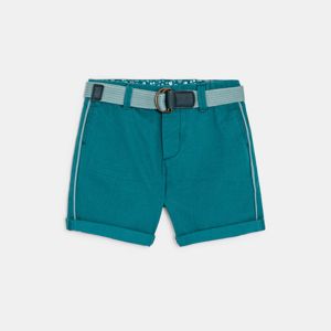 Baby boy blue chino Bermuda shorts 1