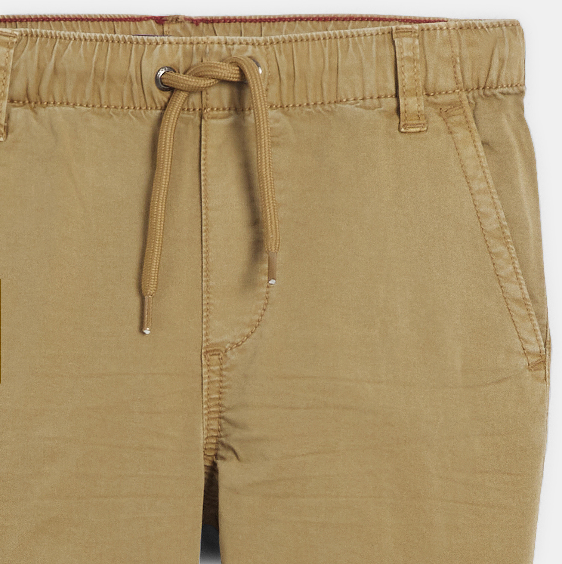 Beige Cargohose aus Canvas für Jungen 2