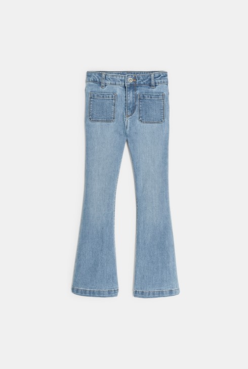 Girl's blue flared jeans 2