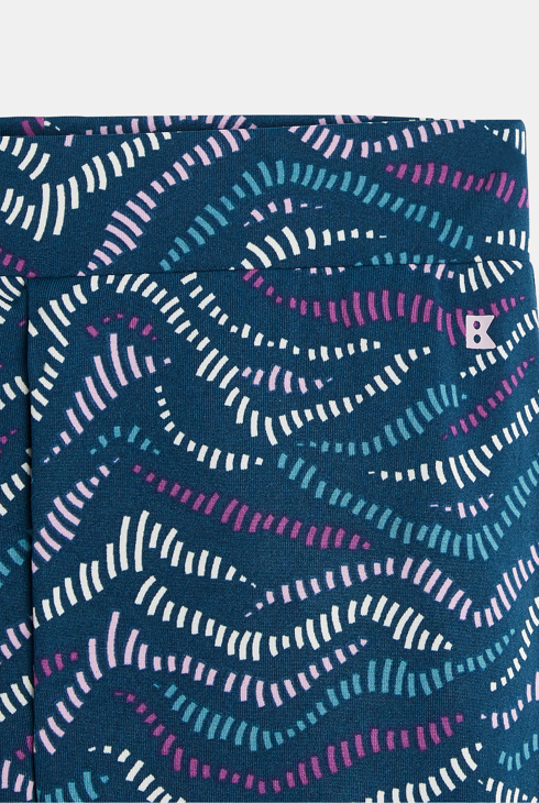 Leggings de sport imprimé violet Fille 2