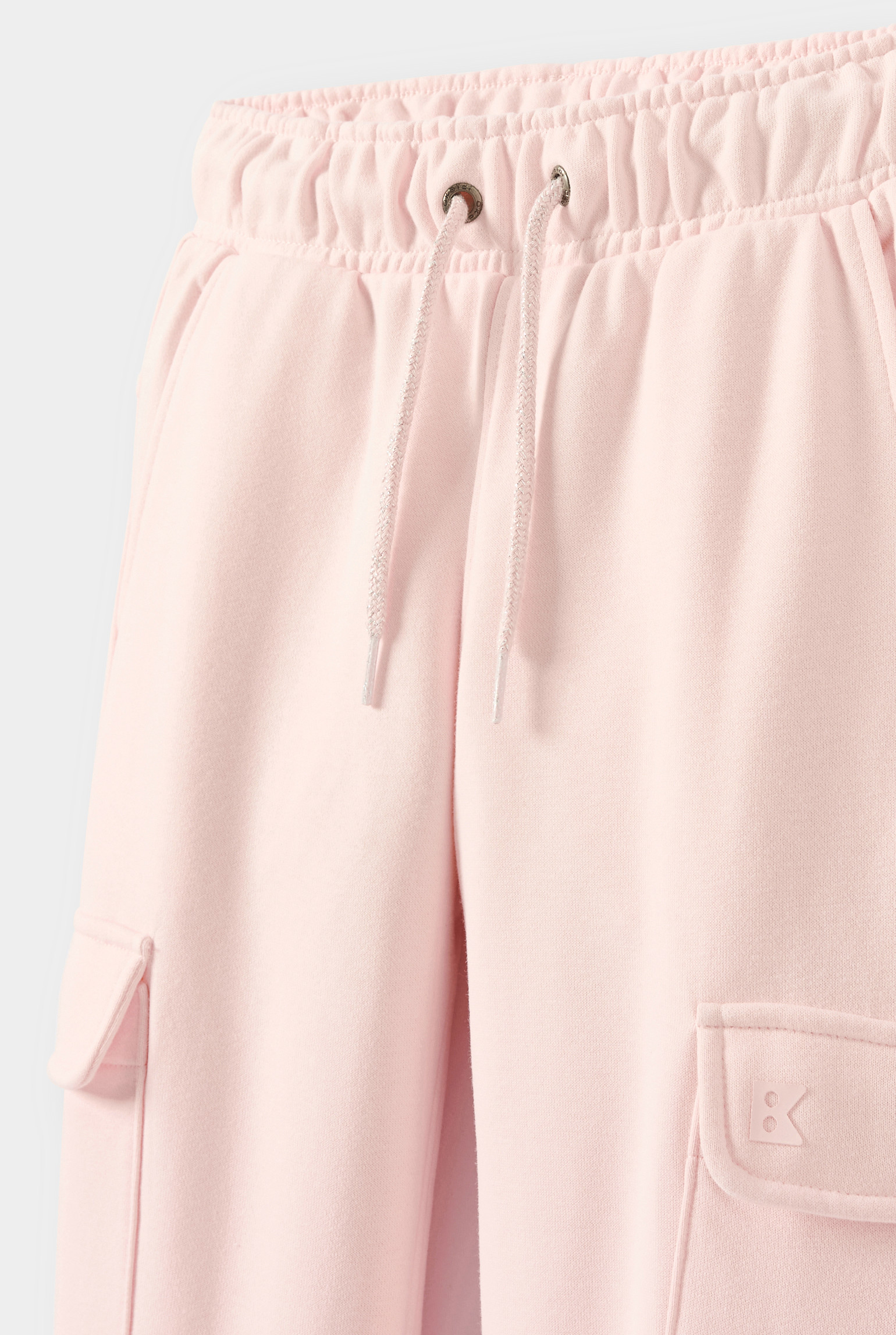 Pantalon de jogging cargo rose clair fille - Rose pâle