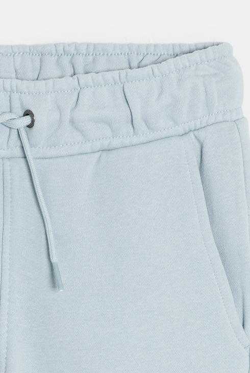Pantalon de jogging cargo uni bleu Fille