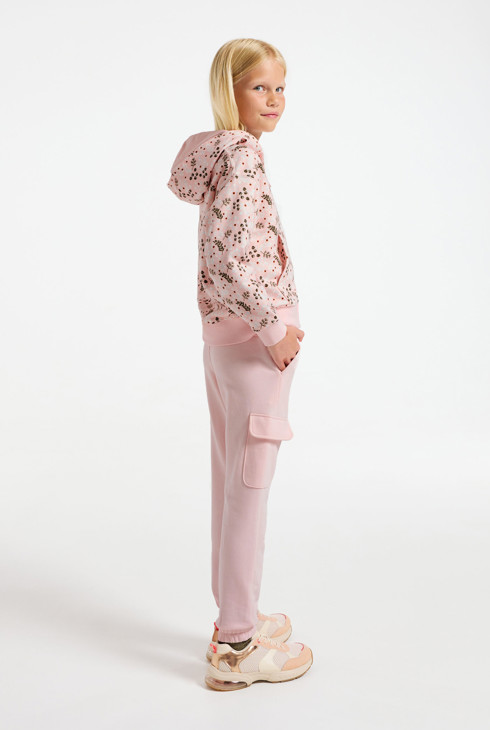 Roze cargobroek voor meisjes 1