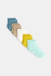 Chaussettes coton jacquard fantaisie couleur bébé garçon