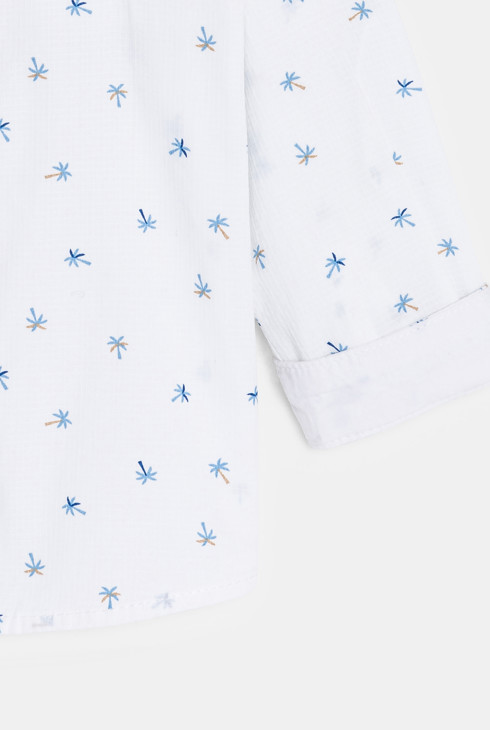 Modularna fantovska bela srajca s palmami za dojenčke 2