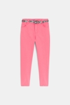 Pantalon balloon + ceinture rose Fille